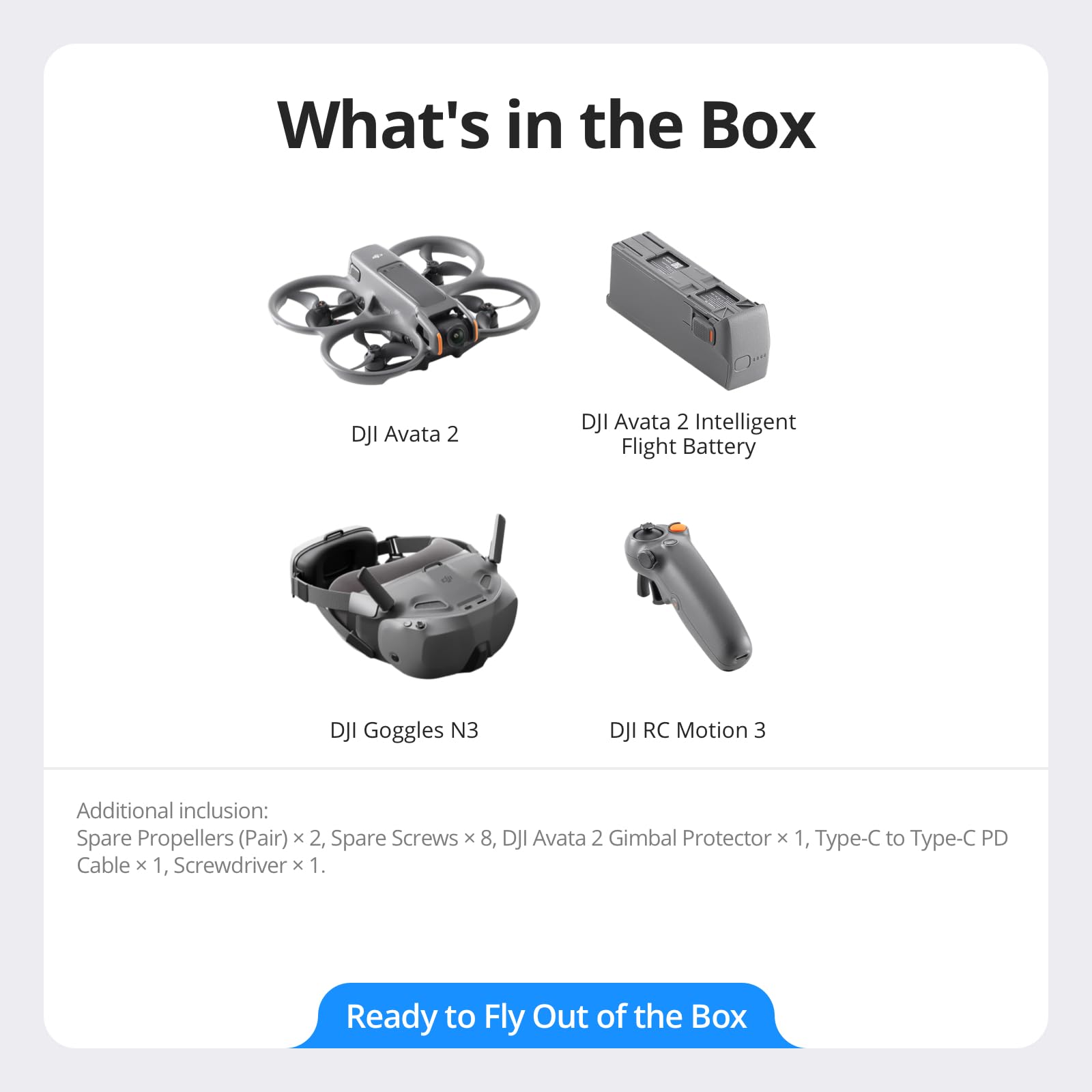 Amazon.com: DJI Avata 2 Fly Smart Combo (Single Battery), FPV
